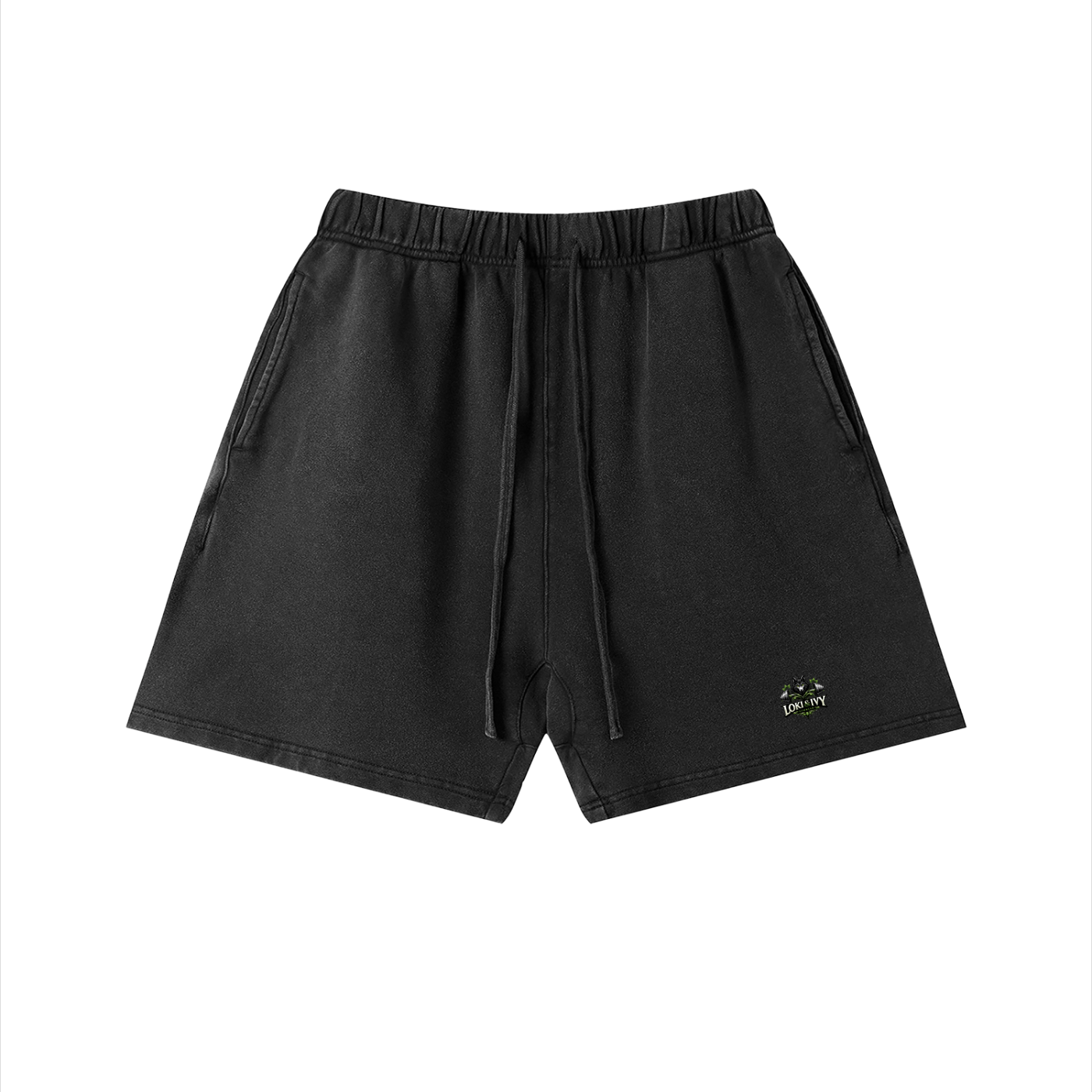 Loki & Ivy Unisex Vintage Wash Cotton Shorts
