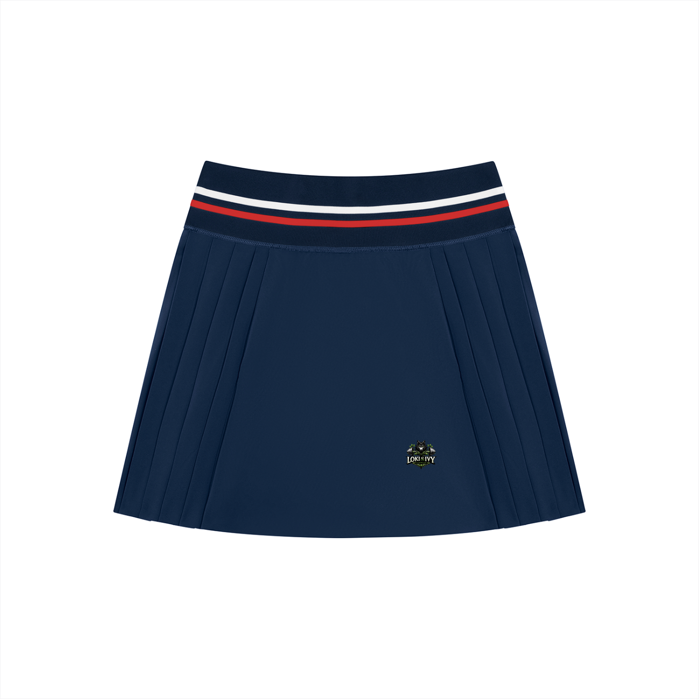 Loki & Ivy Women's Pleated Mini Skirt