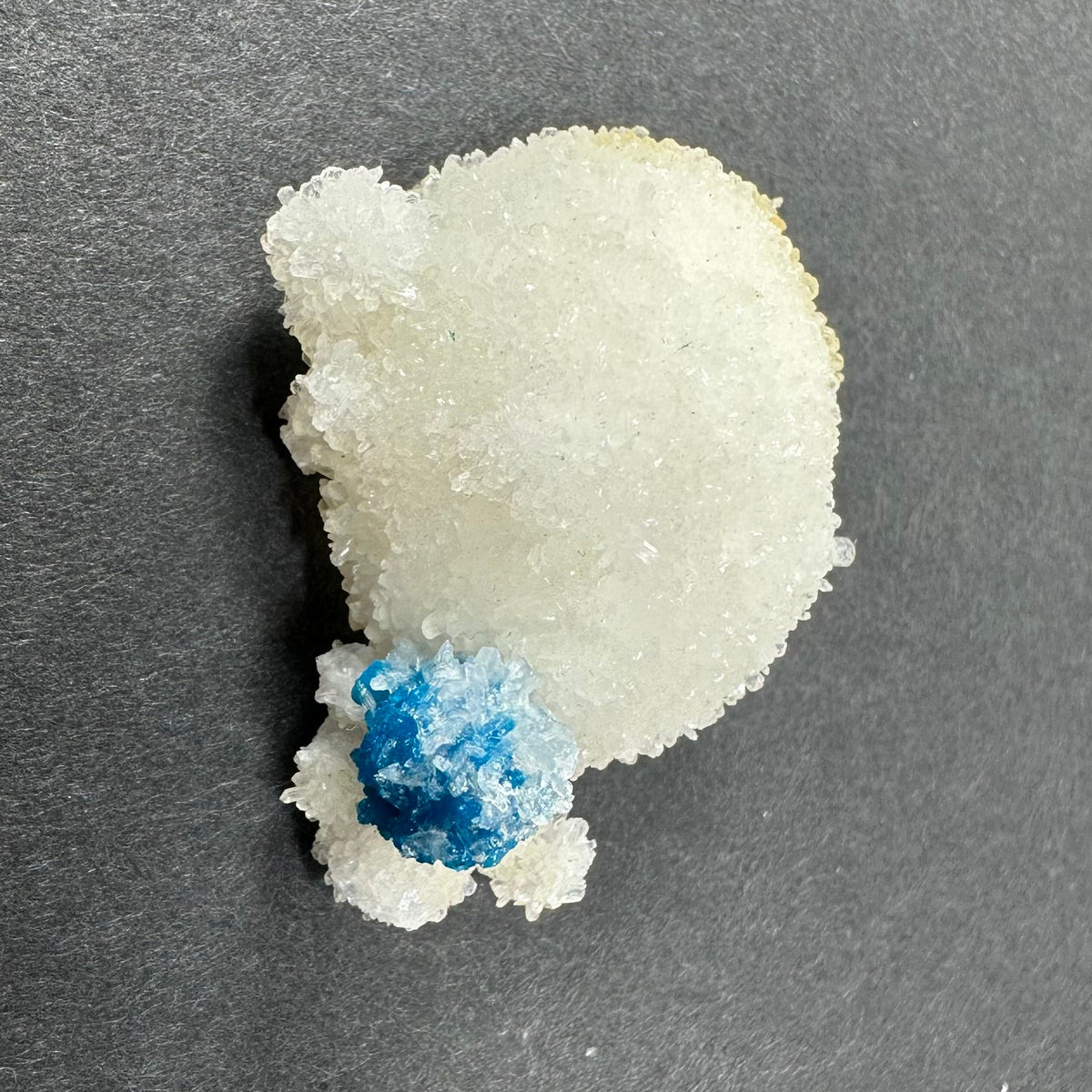Cavansite Ball 'Floaters' on Stilbite SM from Maharashtra, Pune, India