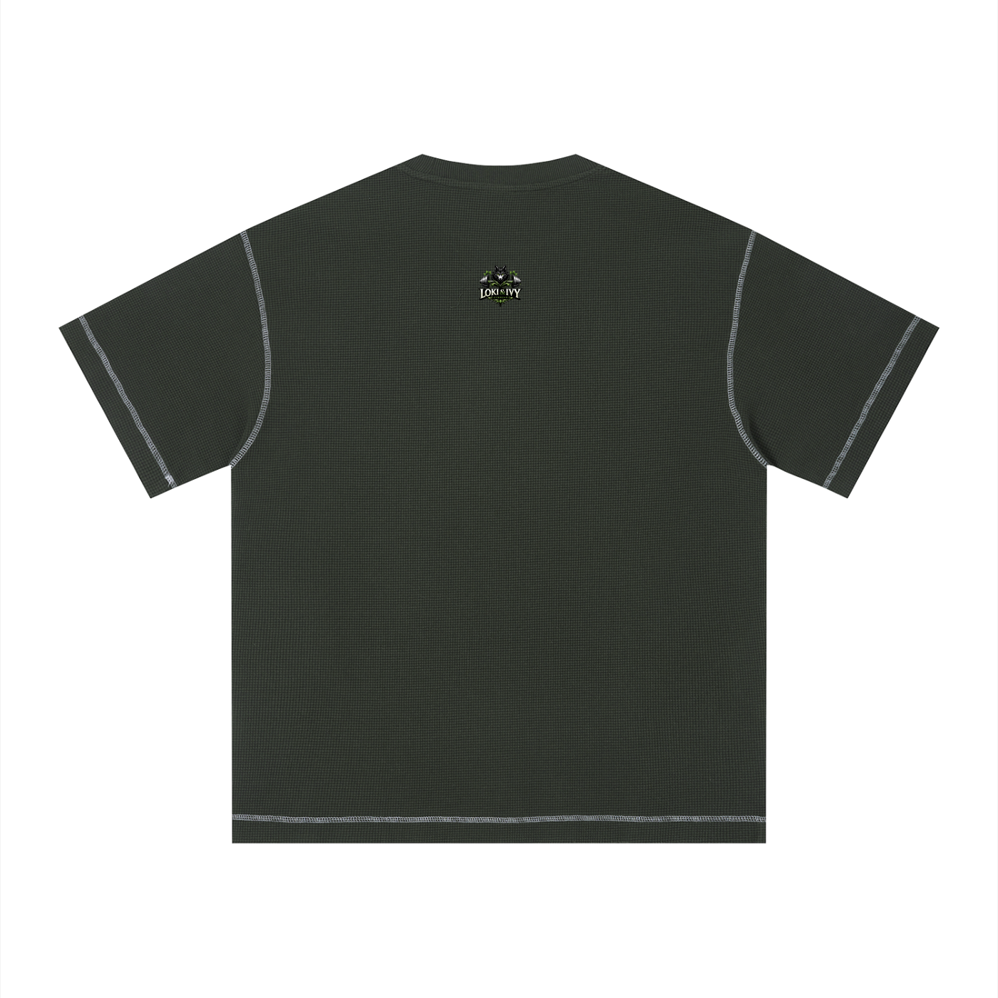 Loki & Ivy Unisex Sunfade Waffle Boxy T-Shirt