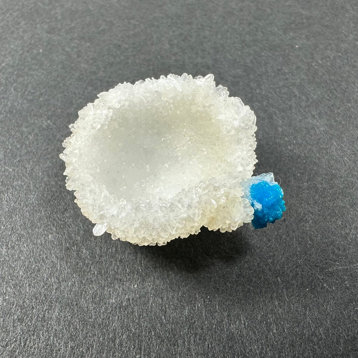 Cavansite Ball 'Floaters' on Stilbite SM from Maharashtra, Pune, India