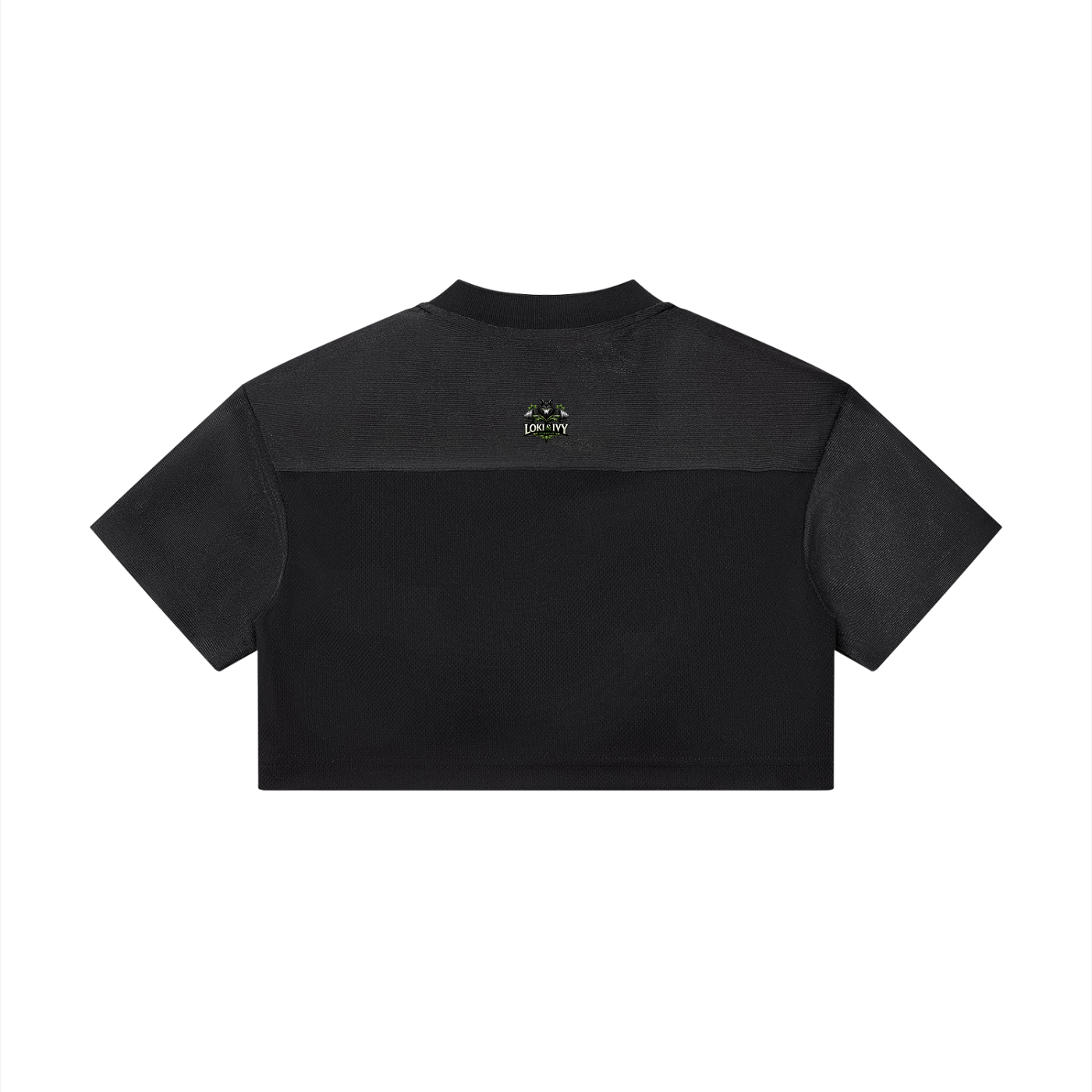 Loki & Ivy Women’s Cropped Paneled V-Neck Jersey