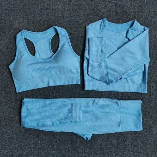 FlexFit Seamless Women’s Yoga Set: Comfort & Style