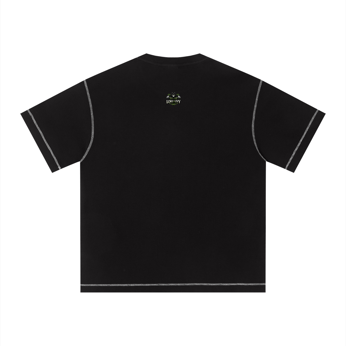 Loki & Ivy Unisex Sunfade Waffle Boxy T-Shirt