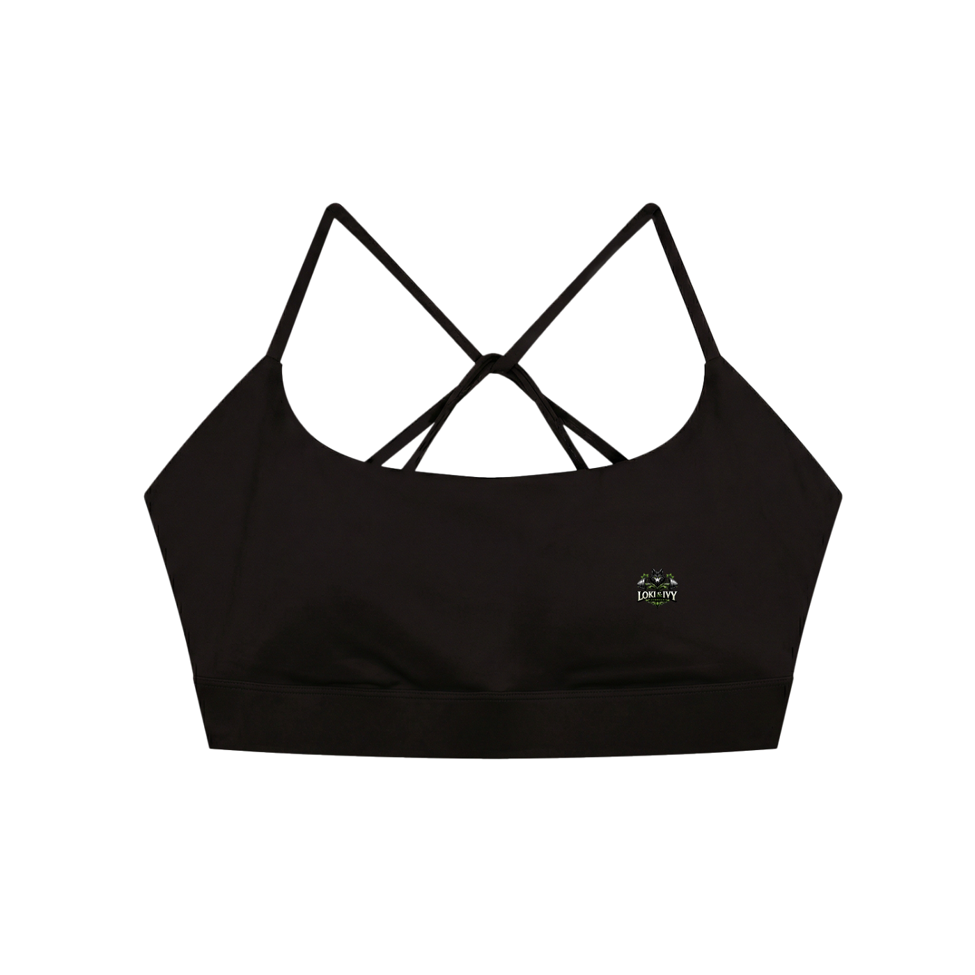 Loki & Ivy Strappy Criss Cross Yoga Sports Bra