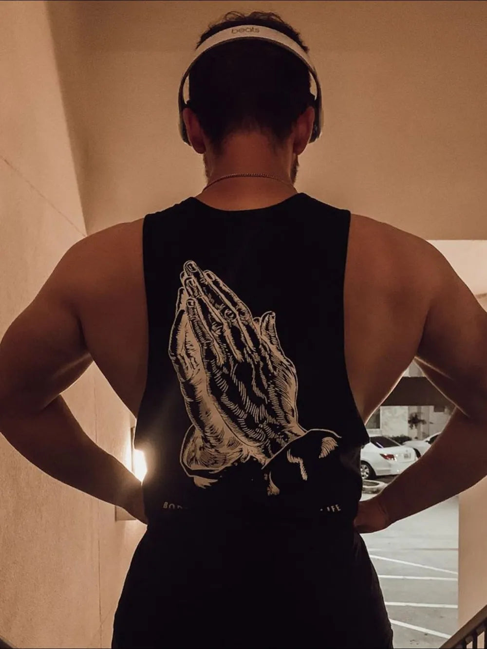 Men's Round Neck Graphic Tank
