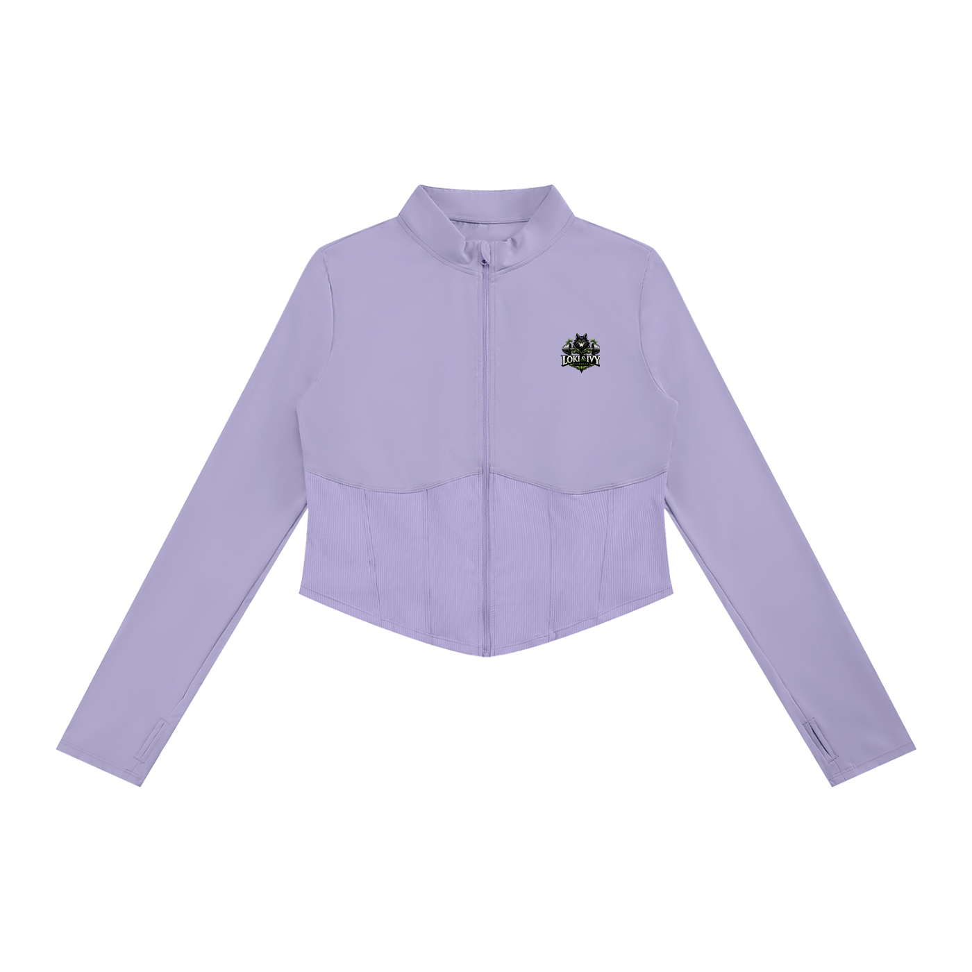 Loki & Ivy Women's Slim Fit Full-Zip Yoga Jacket