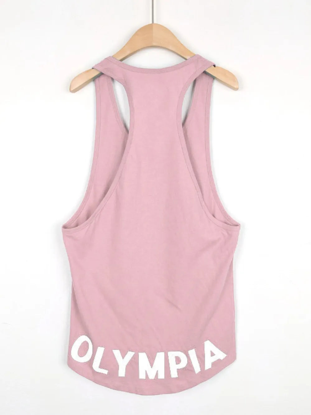 Men's Plus Size Letter Graphic Wide Strap Tank