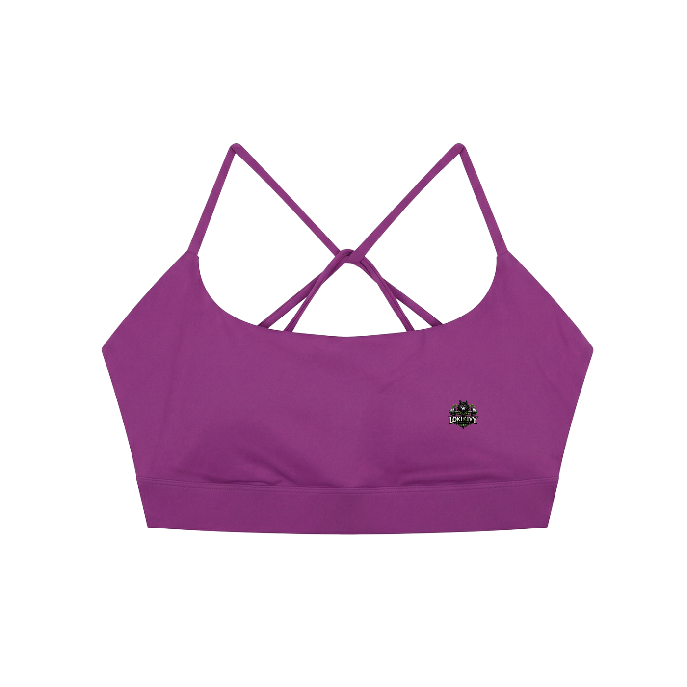 Loki & Ivy Strappy Criss Cross Yoga Sports Bra