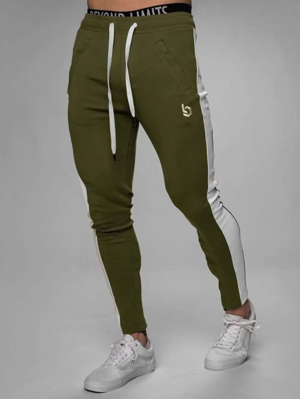 Men's Drawstring Contrast Active Pants