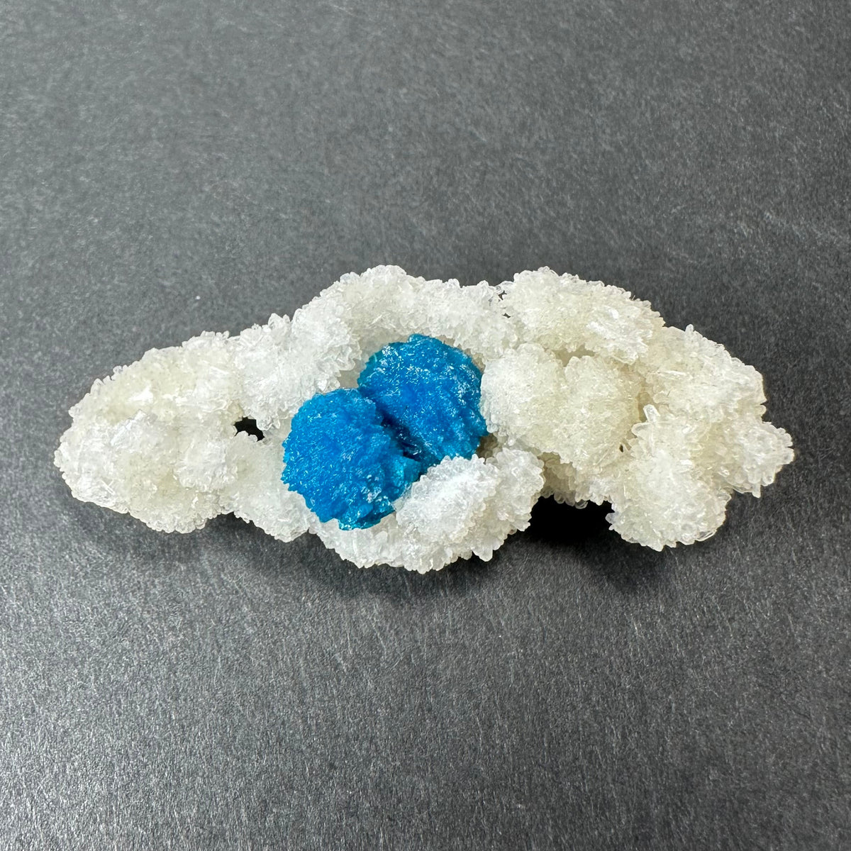 Cavansite Ball 'Floaters' on Stilbite MD