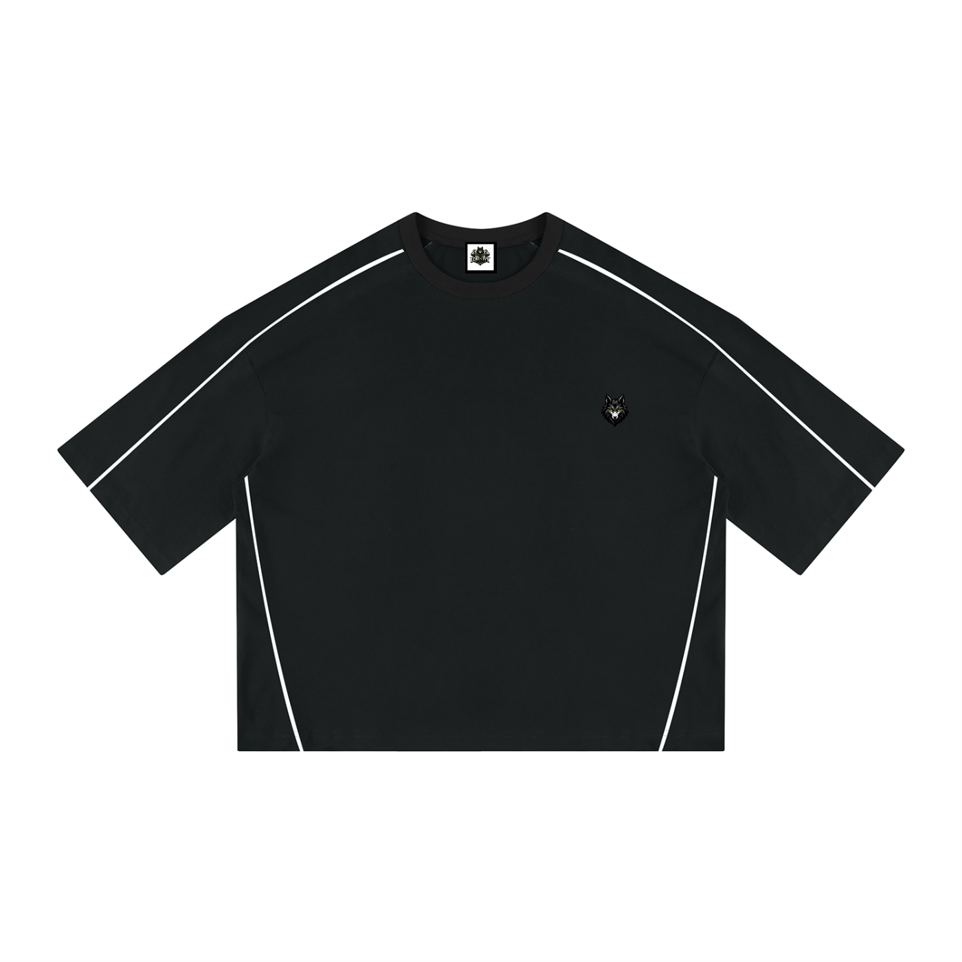 Loki & Ivy Unisex Heavyweight Boxy Piping T-Shirt