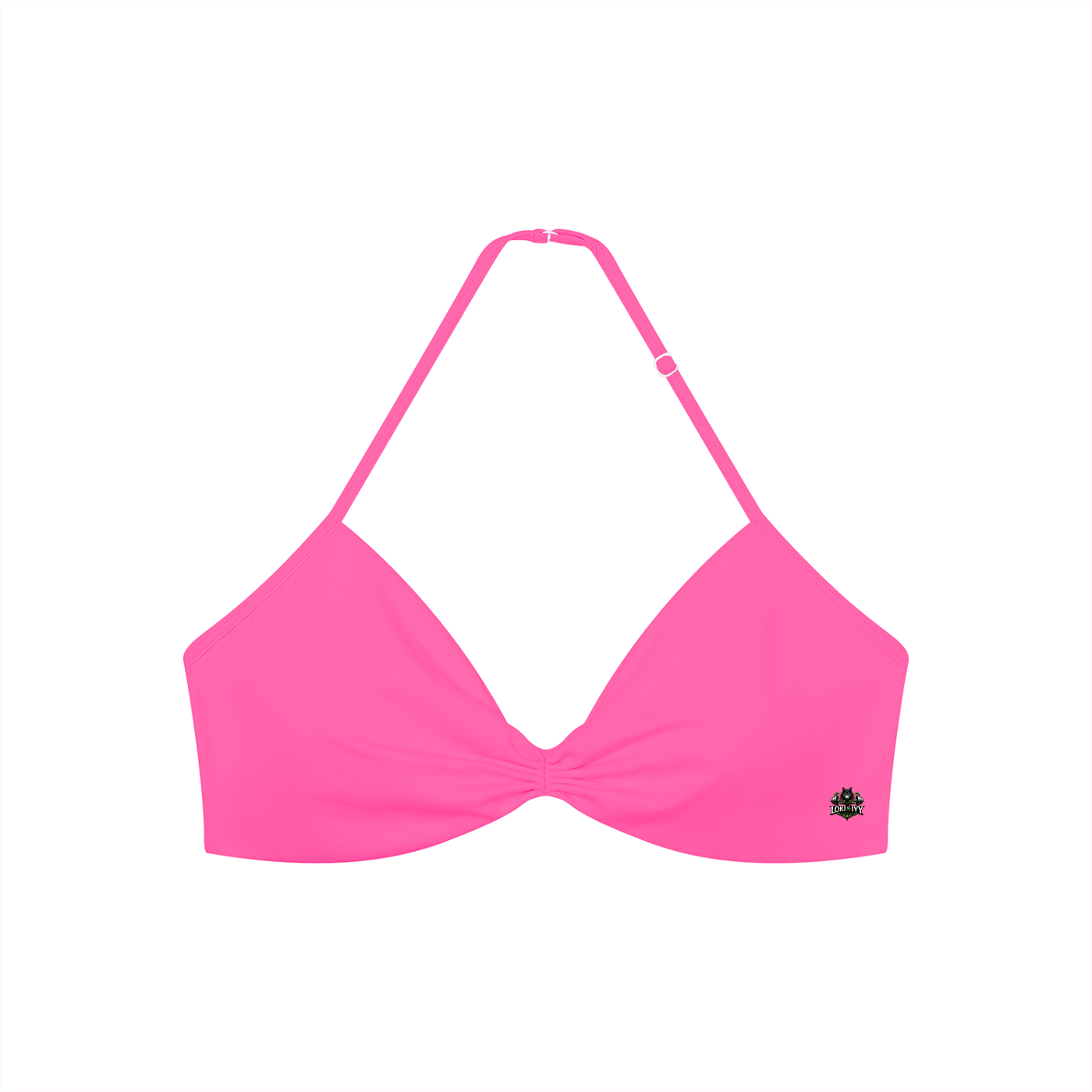 Loki & Ivy Ruched Halter Sports Bra