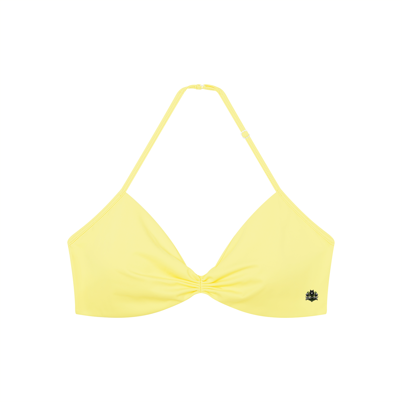 Loki & Ivy Ruched Halter Sports Bra