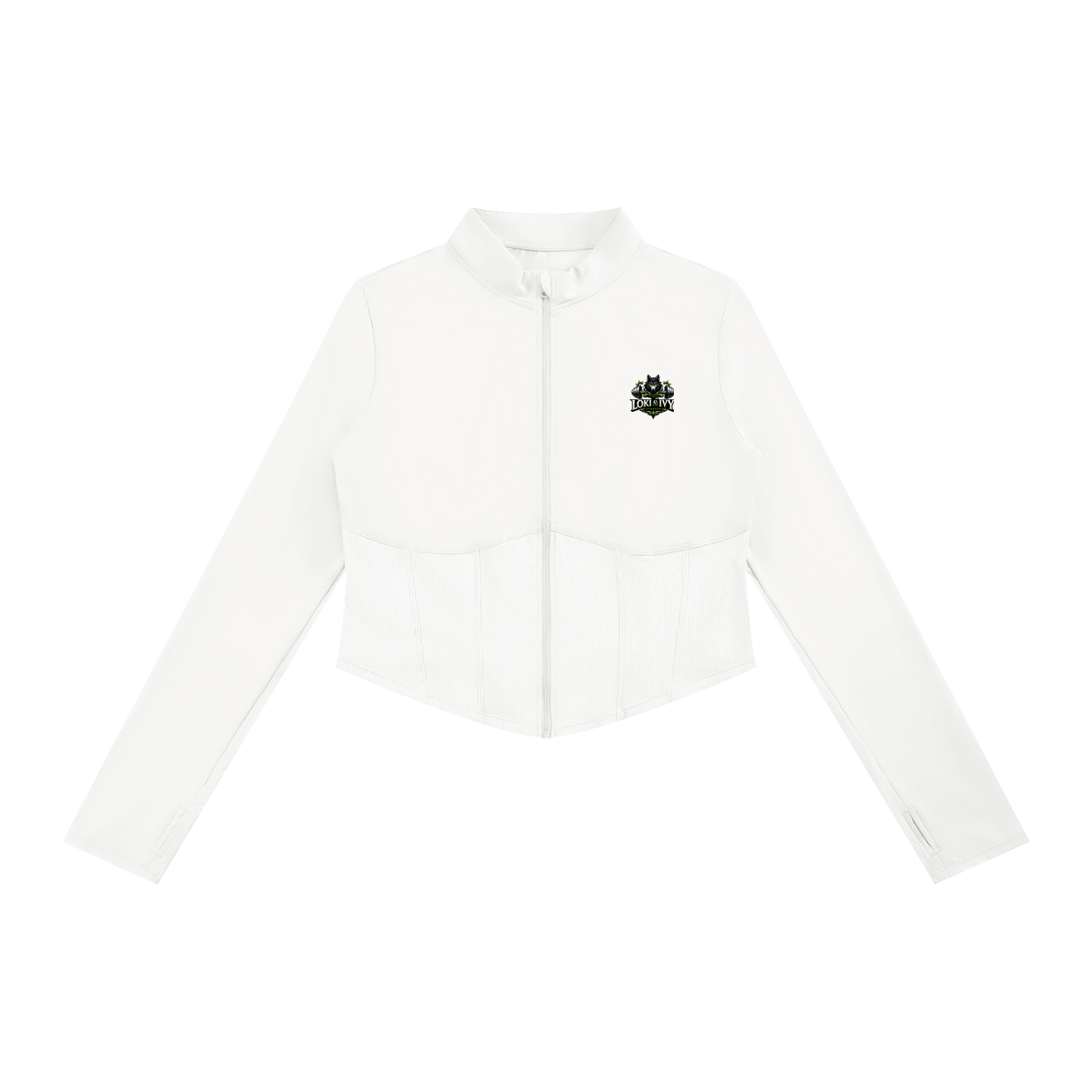 Loki & Ivy Women's Slim Fit Full-Zip Yoga Jacket