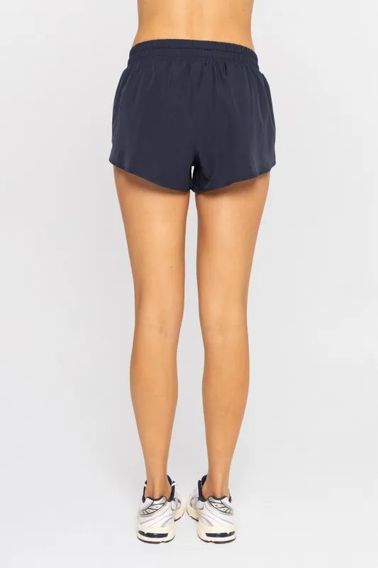 MONO B Drawcord Mini Shorts