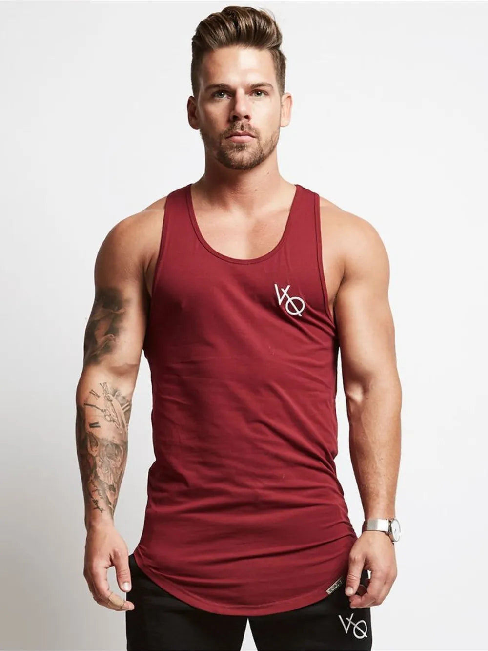 Men's Round Neck Racerback Tank