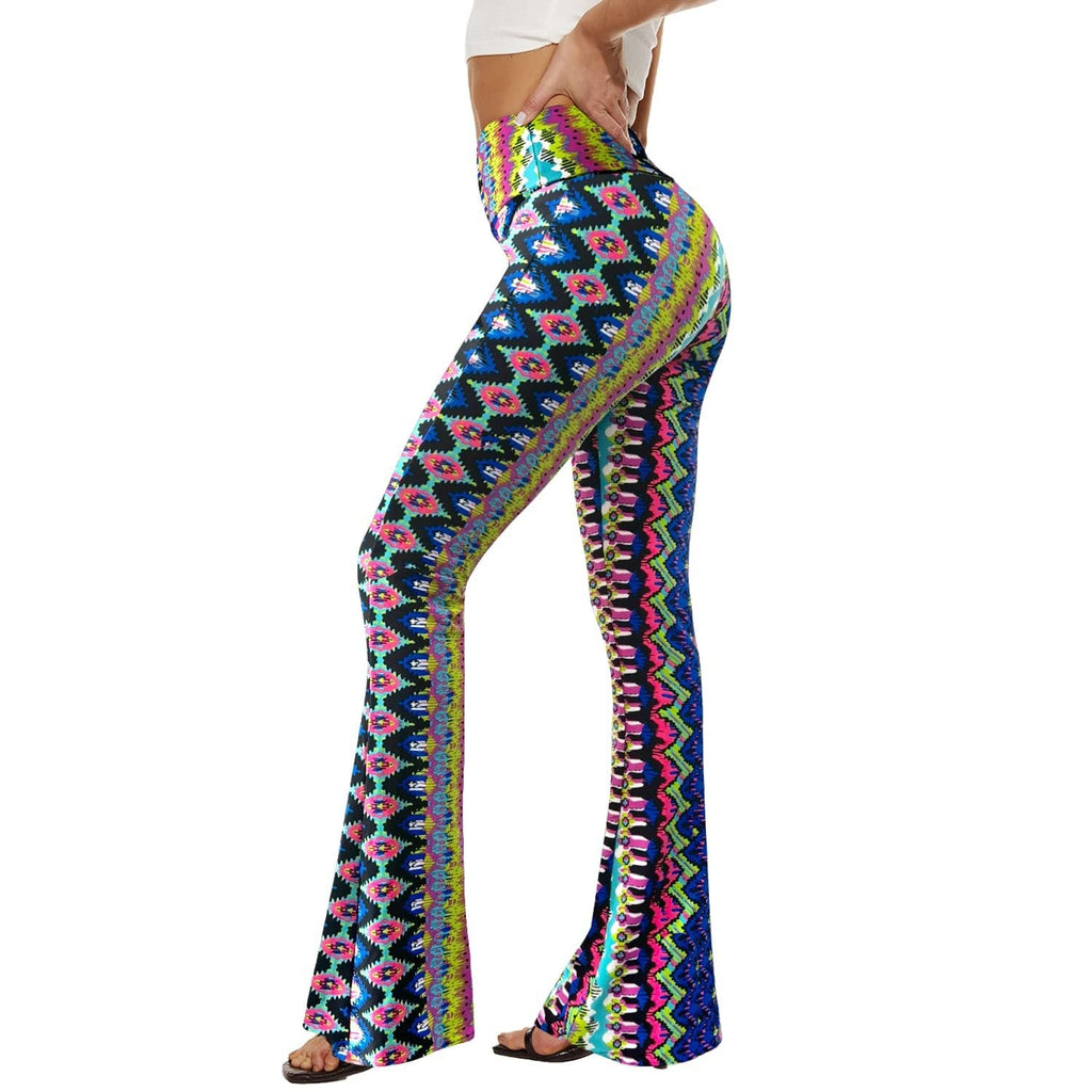 Chic Flare Yoga Pants: Curve-Hugging Comfort!