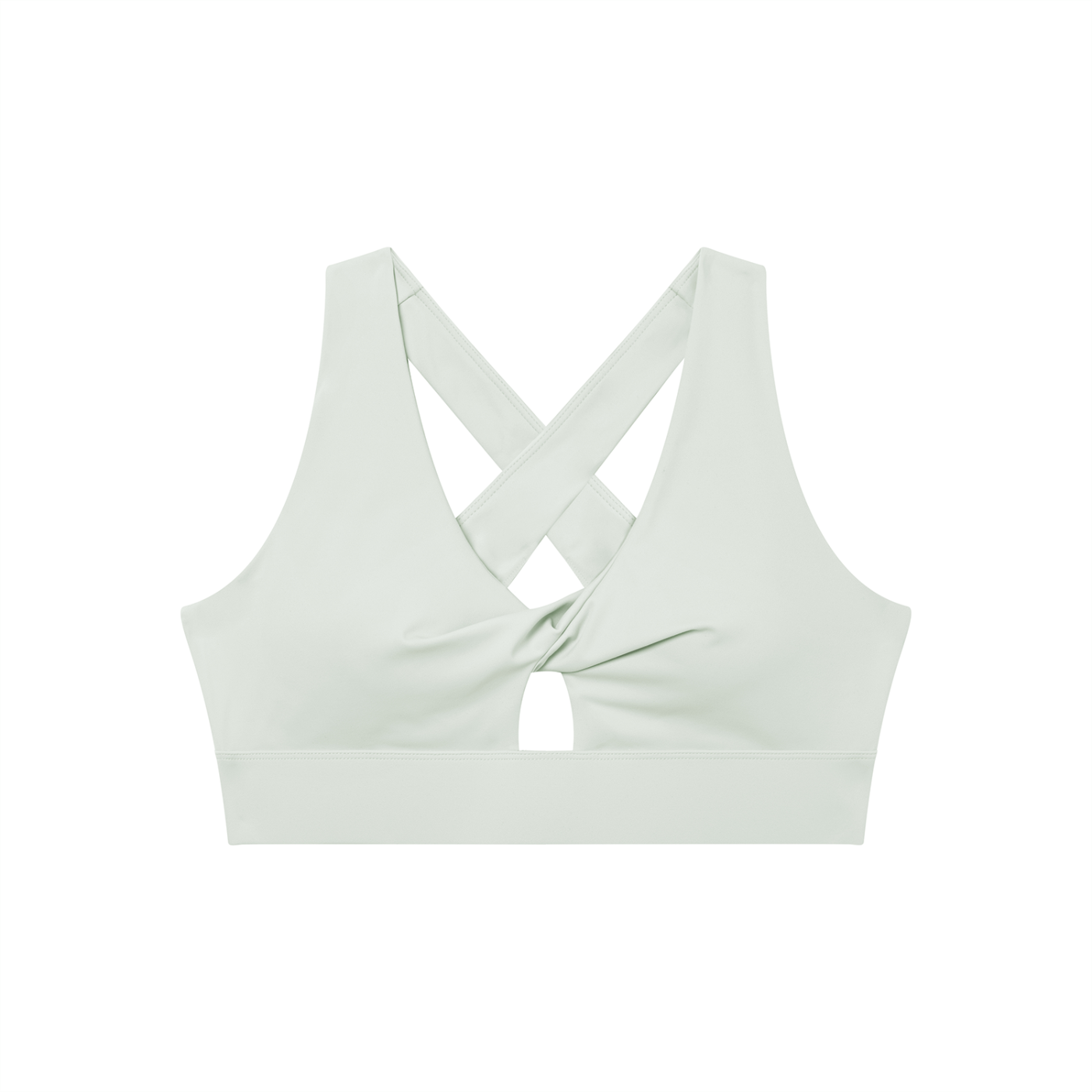 Loki & Ivy Women's Twist Front V-Neck Sports Bra