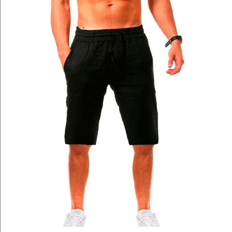 BreezeFit Men's Linen Shorts: Cool, Stylish, Versatile