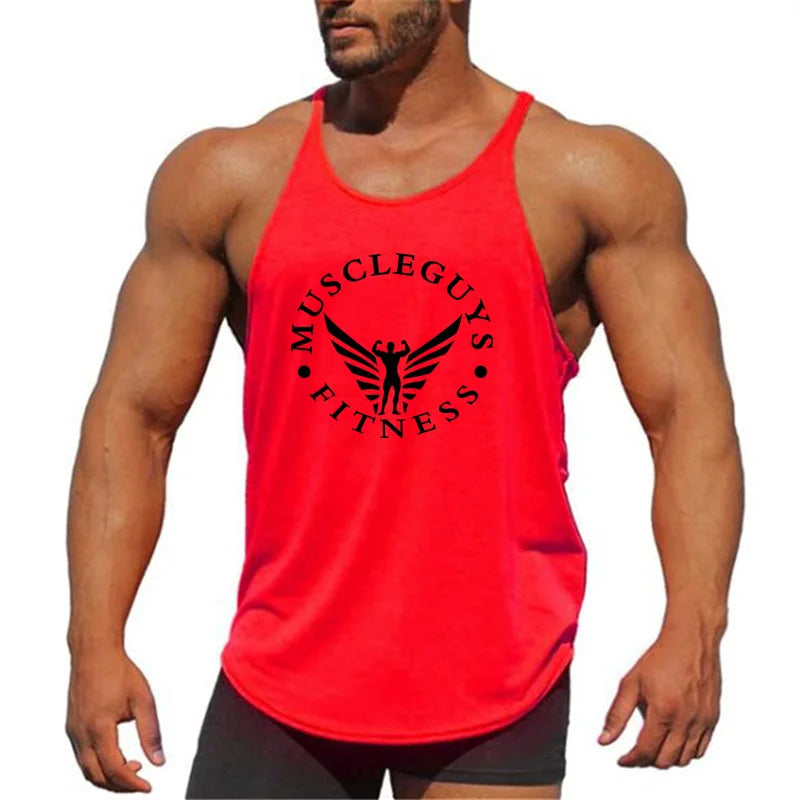 FlexFit Men's Muscle Gym Tank - Sleeveless Sportswear