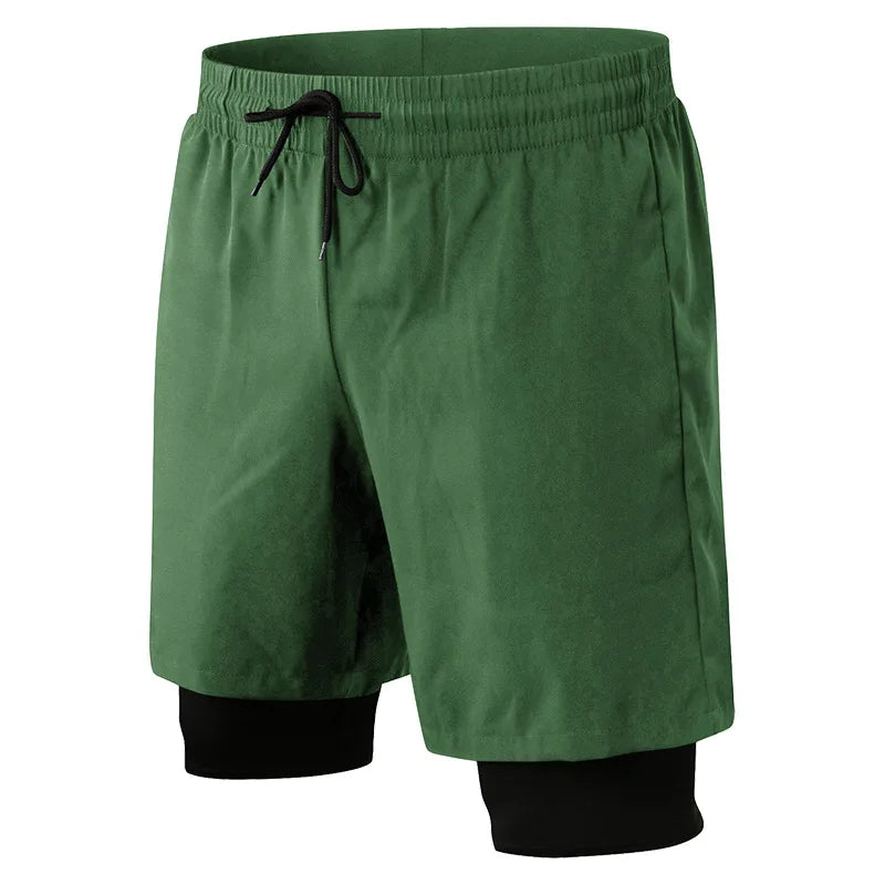 4 Way Stretch Black Sportswear Men's Shorts Activewear With Pocket