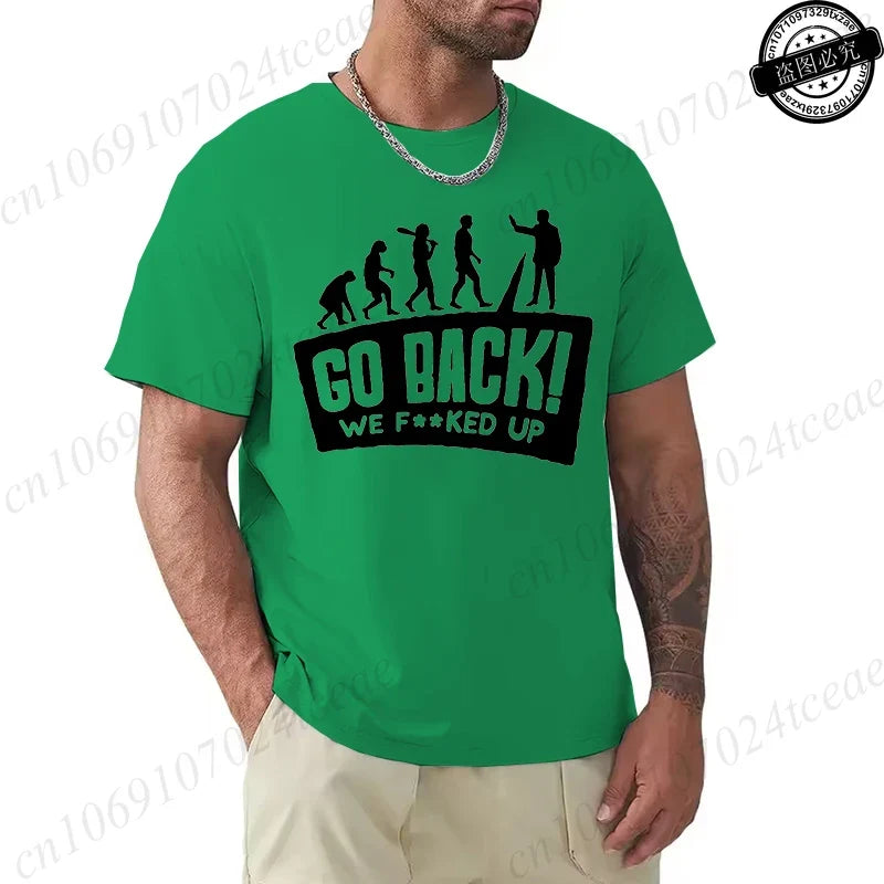 Evolution Graphic Oversized Streetwear T-Shirt