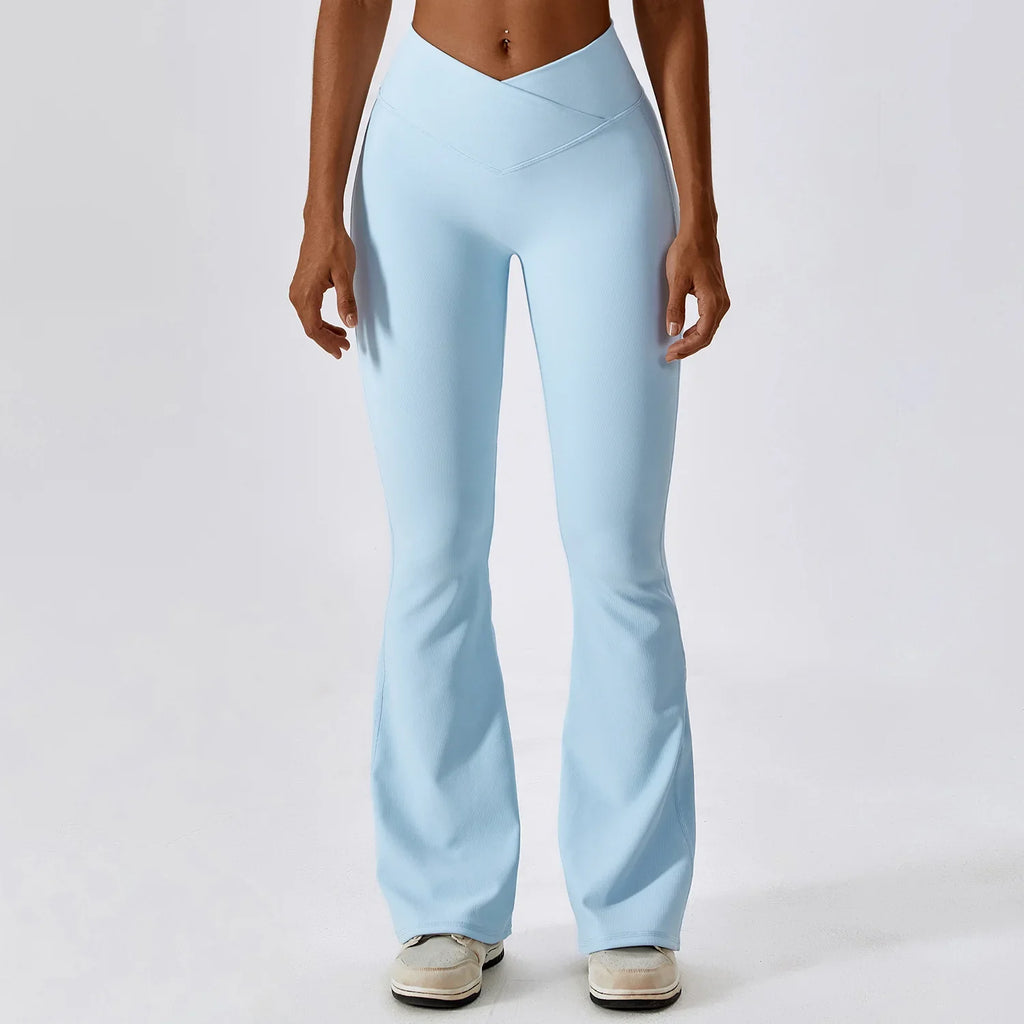 FlareFit High-Waist Yoga Trousers for Women