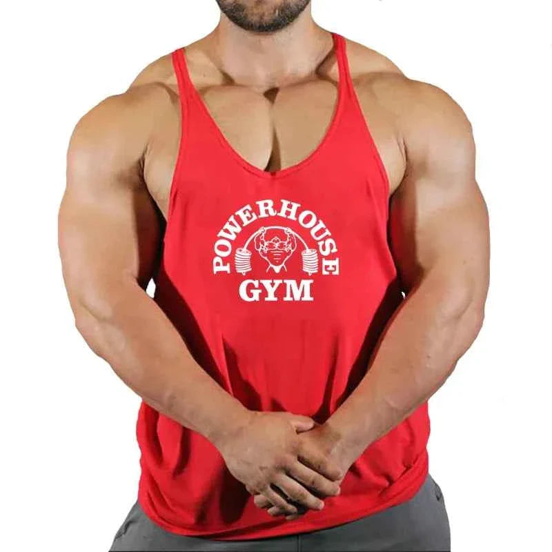 Men's Bodybuilding Stringer Gym Vest