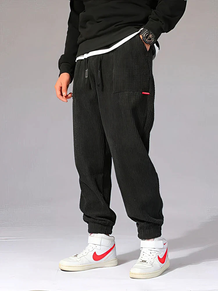 CozyRide Thermal Corduroy Joggers - Men's Sport Fit