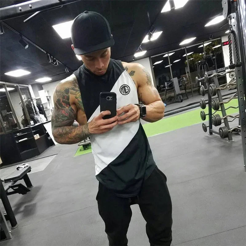 MuscleFlex Stringer Vest: Gym & Hip Hop Tank