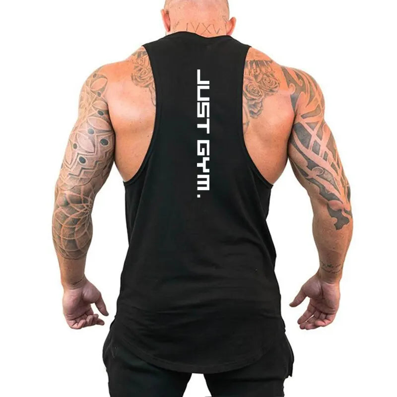 Men's Breathable Fitness Sleeveless Sports Tee