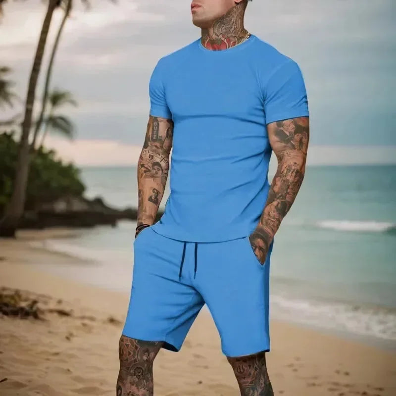 Men's Breathable Summer Sportswear Set