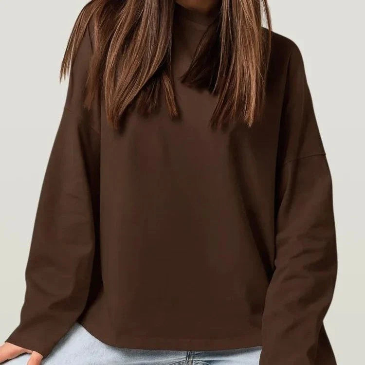 CottonEase 2026: Versatile Loose Long Sleeve Tee