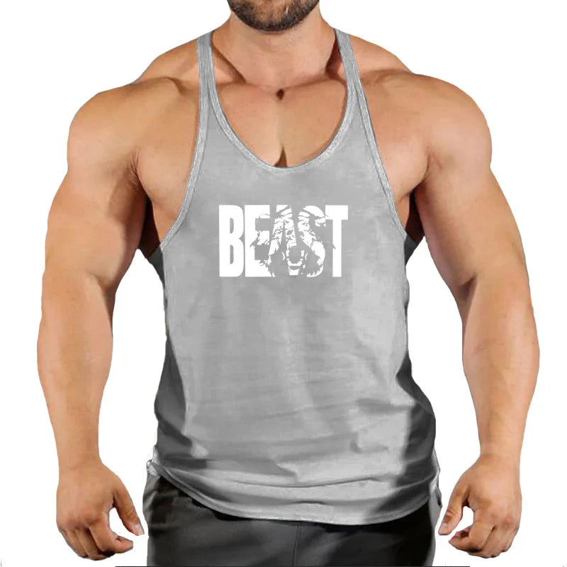 Men's Cotton Gym Tank Top Sleeveless Vest