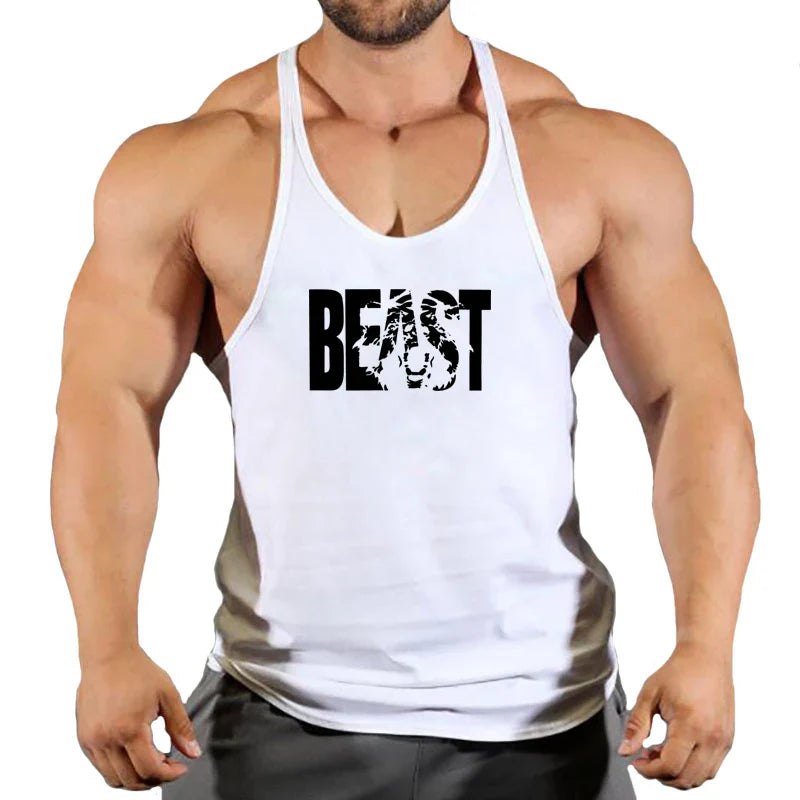 Men's Cotton Gym Tank Top Sleeveless Vest