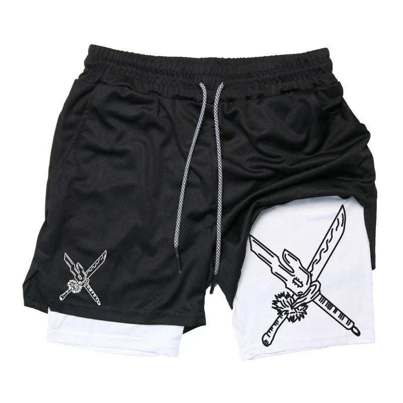 FlexiFit 2-in-1 Performance Running Shorts