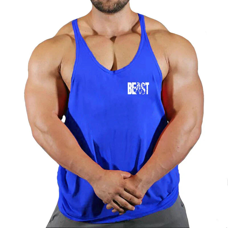 Men's Cotton Gym Tank Top Sleeveless Vest