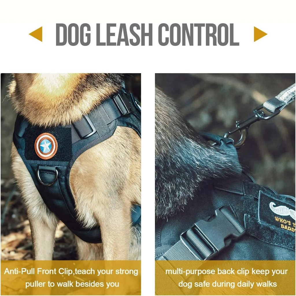 TactiGrip No-Pull Dog Vest: Adjustable & Secure