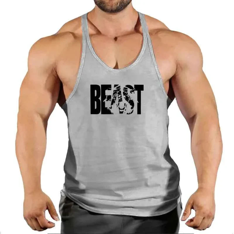 Men's Cotton Gym Tank Top Sleeveless Vest