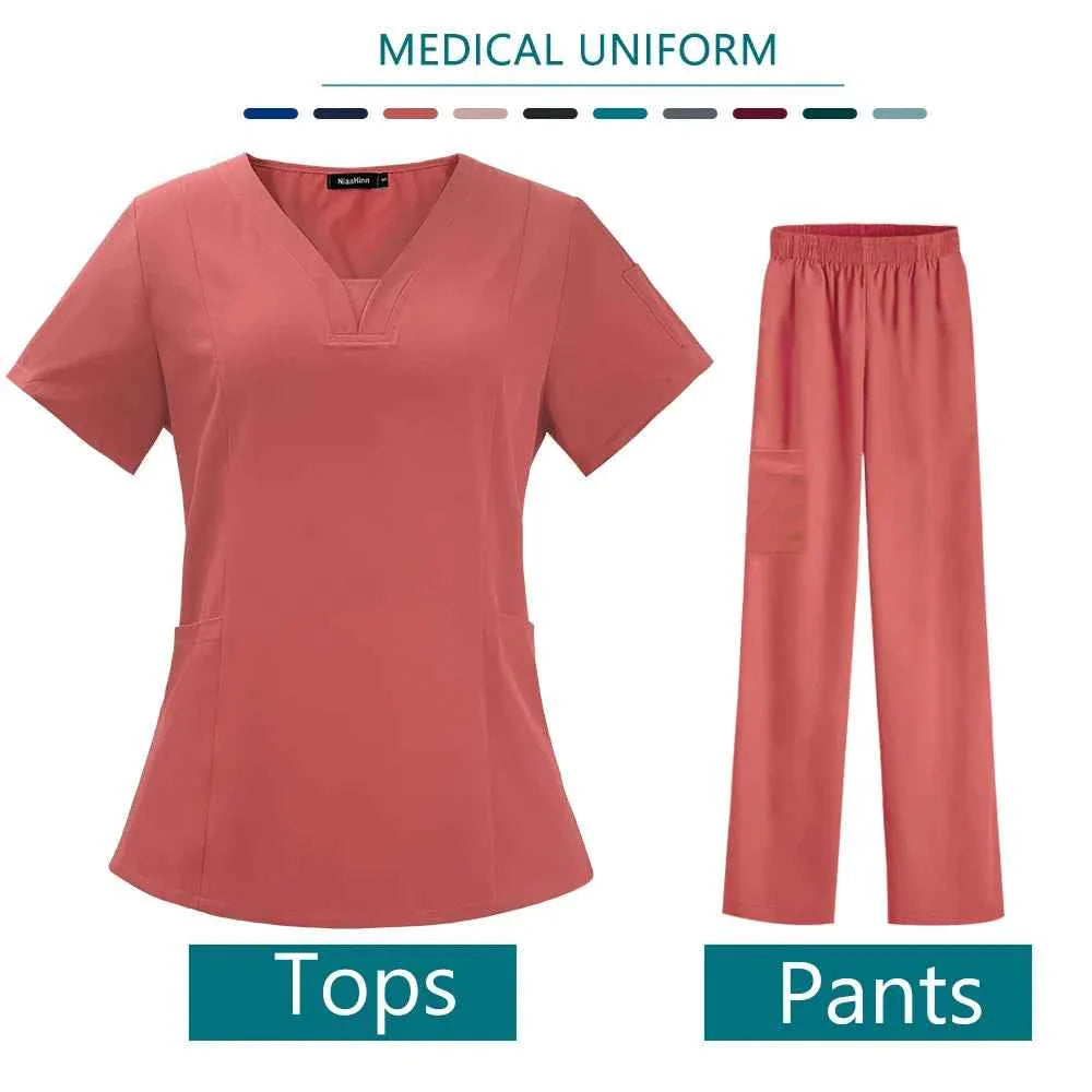 High Quality Nurse Medical Uniform Scrubs Set