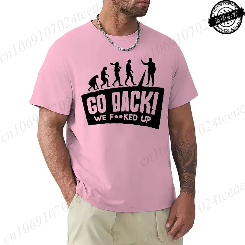 Evolution Graphic Oversized Streetwear T-Shirt