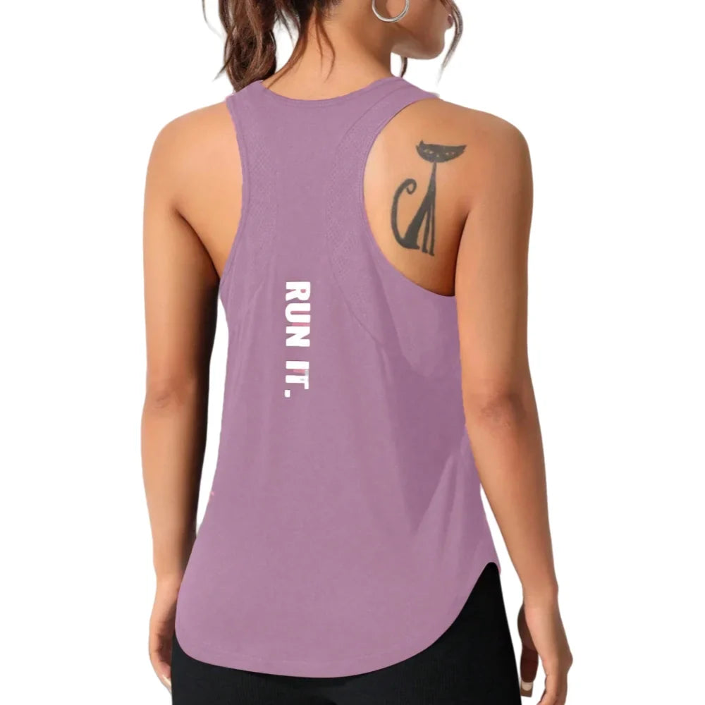 LOVELYX Flow: Women's Unique Letter Yoga-Run Vest
