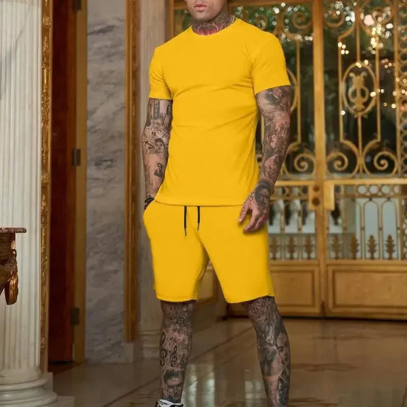 Men's Breathable Summer Sportswear Set