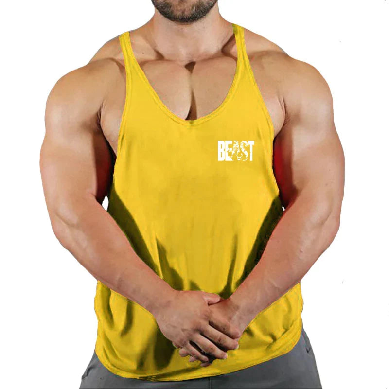 Men's Cotton Gym Tank Top Sleeveless Vest