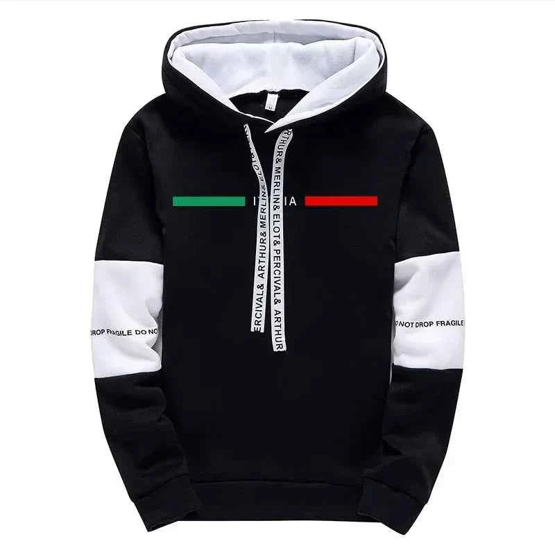 Men's Casual Print Tracksuit Hoodie 2026