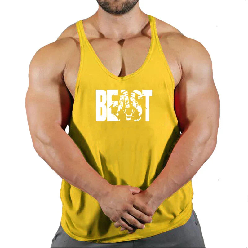 Men's Cotton Gym Tank Top Sleeveless Vest