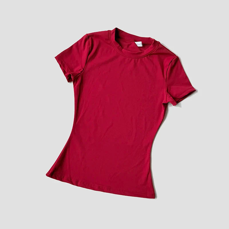 FlexiFit Seamless Yoga Tee for Active Women