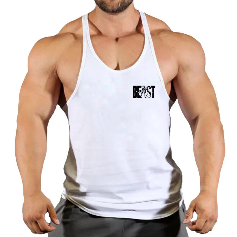 Men's Cotton Gym Tank Top Sleeveless Vest