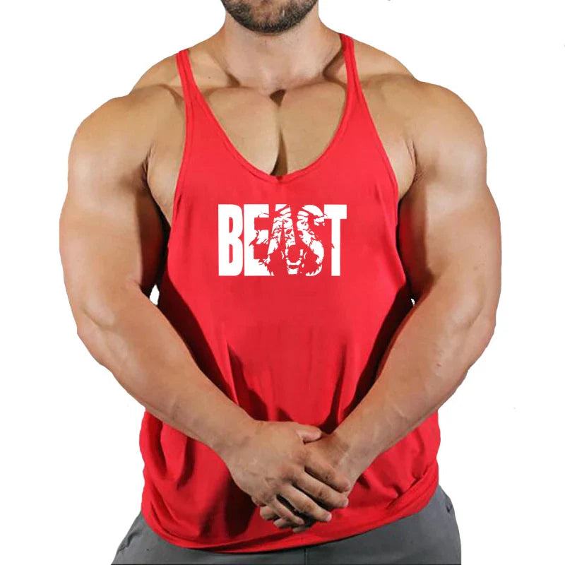 Men's Cotton Gym Tank Top Sleeveless Vest